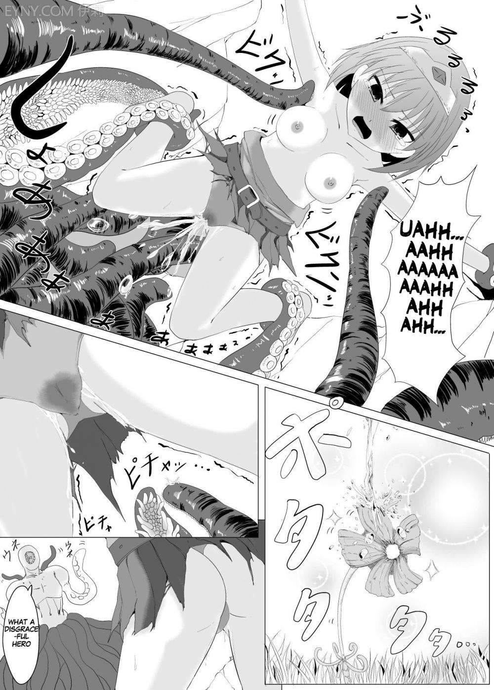 Hentai Manga Comic-Kakedashi Yuusha VS Shokushu Majin - Novice Hero VS Tentacle Demon-Read-12